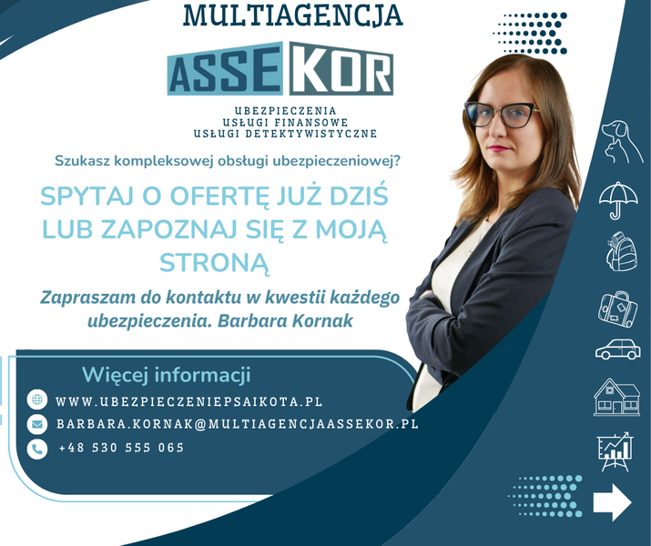 Zdjęcie na okładce dla Multiagencja Assekor Ubezpieczenia Barbara Kornak